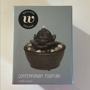 Wayland Square Contemporary Fountain Little Lotus